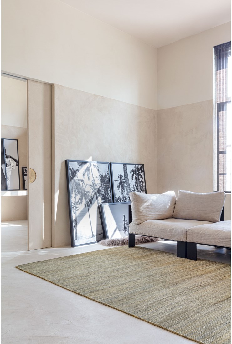 Contour Collection black wooden console table with three drawers.