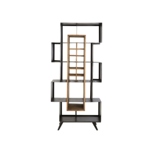 Industrial Modular Shelf Unit, louis & henry image. shelf for interior designers, a modular shelfing unit with space for wine bottles, elegant and contemporary furniture
