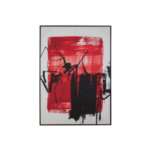 Bold Contemporary Art, black and red oil painting large. #ContemporaryArt, #ArtisticExpression, #HomeDecor, #InteriorDesign, #TextureArt, #ColorPalette, #StatementPiece, #CanvasArt, #BoldDesign