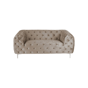 Mink Velvet 2-Seater Sofa