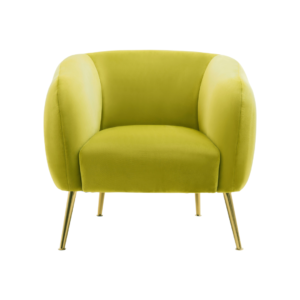 Olive Velvet Accent Chair