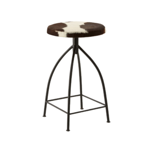 Low Level Cowhide Barstool