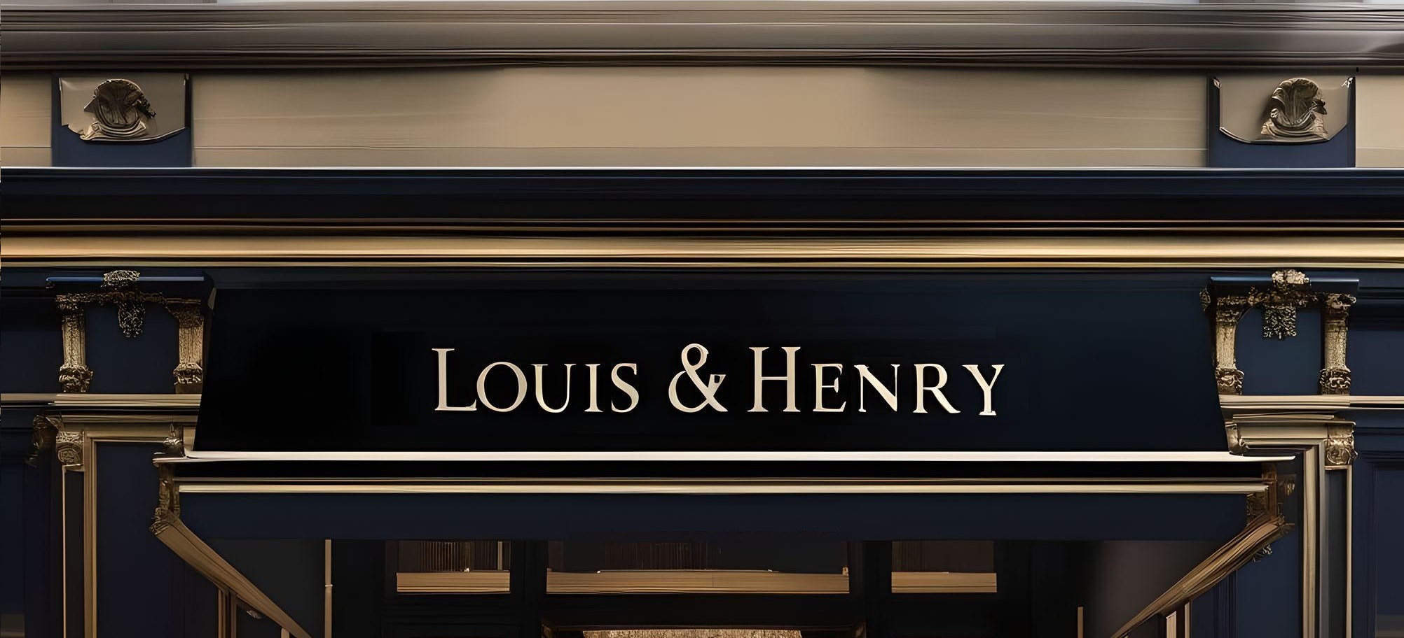 Louis & Henry, AI Generated Shop Front.