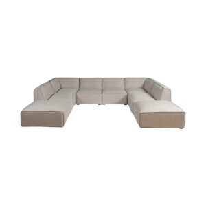SORIA Modular Beige Linen Sofa