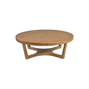 Milano Round Coffee Table with natural oak finish