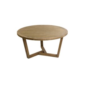 Elma Dining Table in Solid Oak. a chunky oak dining table geometrical style legs