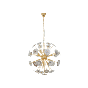 Crystal Agate Sphere Pendant Light. a 12 bulb gold chandelier