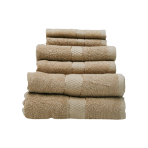 Essentials Sand Cotton Bath Towel Set