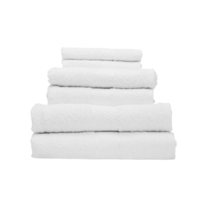 Essentials White Cotton Bath Towel Set
