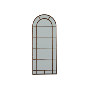 Rust Effect Large Arched Window Mirror by Hill Interiors. Shop now at Louis & Henry