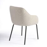 Alma Stone Grey Upholstered Dining Armchair