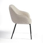 Alma Stone Grey Upholstered Dining Armchair