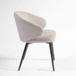 COLONIA Sand-Coloured Upholstered Dining Chair