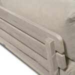 DIUM 1 Teak and Upholstered Outdoor Sofa Module