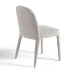 Lisboa Grey Bouclé Upholstered Armless Dining Chair