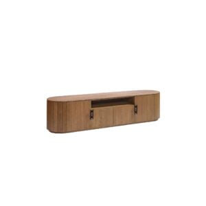 BRERA Oval wooden TV sideboard