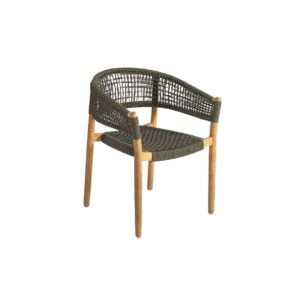 IBIZA Dark Grey Eucalyptus wood Chair