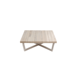 Introducing the IVORY Square Outdoor Coffee Table, a stylish and versatile piece designed to enhance your porch or relaxation area. Crafted with teak wood and featuring a beige metal leg, this square coffee table offers both functionality and aesthetic appeal, perfect for indoor and outdoor use.