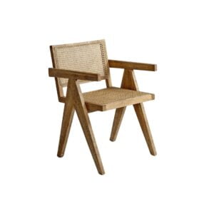 Arthur Chair with Natural Oak Arm and Mesh