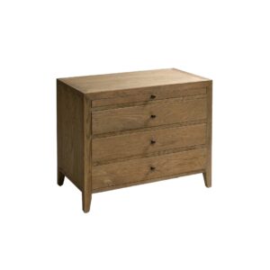 MARIO Natural Oak Chest Of Drawers with Tray