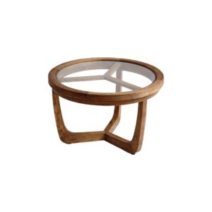 ARIANA Natural Oak Low Side Table
