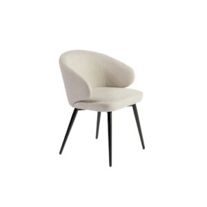 COLONIA Sand-Coloured Upholstered Dining Chair