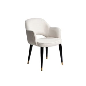 STUART Off-White Upholstered Armchair
