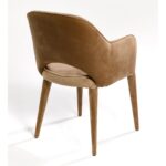 SILLON Beige Velvet Dining Chair