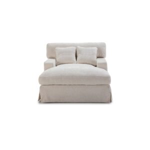 KINGSLEY Cream Snuggle Chair