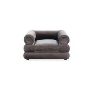 COACH Grey Velvet Armchair