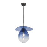 MILANO Blue Crystal Pendant Light, perfect for traditional and contemporary interiors, with a blue crystal screen and adjustable wire length. Product Code: TN5064796.