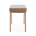 MOORE Cedar Wood Office Desk with two drawers and tapered legs. Shop now at Louis & Henry