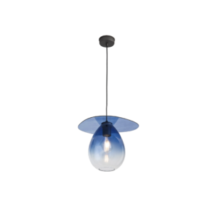 MILANO Blue Crystal Pendant Light, perfect for traditional and contemporary interiors, with a blue crystal screen and adjustable wire length. Product Code: TN5064796.