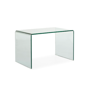 ÉMILIE Glass Executive Office Desk, a sleek and minimalist design made entirely from high-quality glass, Product Code TN5064939.