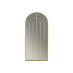 FREYA Gold Archway Mirror featuring nested golden arches framing a full-length mirror