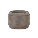 Large cylindrical anthracite grey planter. Shop quality planters, luxury planters at www.louisandhenry.co.uk