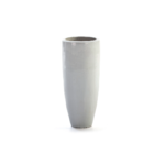 JEWEL Large Ceramic Flowerpot with sleek, cylindrical design and glossy finish, ideal for modern interiors and gardens.