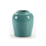 CELIA Large Turquoise Blue Ceramic Vase with a graceful silhouette and rich turquoise glaze, perfect for adding elegance to any room.