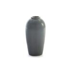 NADIA Grey Ceramic Floor Vase with a contemporary design and stunning grey finish, perfect for modern interiors.