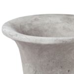 Tall Stone Effect Urn Planter – Sculptural Stone Effect Planter for Entryway or Garden, Perfect for Faux Florals or as a Standalone Decorative Piece.