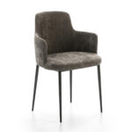 SYRA Umber Dining Chair with a modern design and comfortable seating.