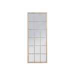 Tall Whitewashed Wooden Window Mirror – Elegant windowpane design, rustic white finish, perfect for creating an illusion of space and adding architectural interest.