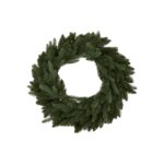 Pine Wreath – 60 cm, featuring lifelike green pine branches, perfect for holiday décor or year-round use.