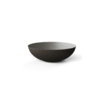 LEO Large Graphite Coffee Table with a semi-sphere design and modern graphite finish for stylish living spaces.