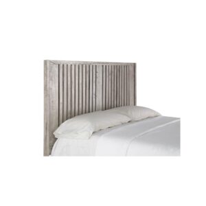 ELANTIS Grey Veiled Headboard in sleek, modern grey veiled wood.