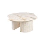 Atol Coffee Table – Golden Calcutta Marble with Satin Polish Finish