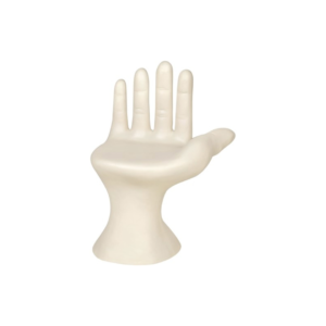 VERSMISSEN Hand Chair in Off White with unique hand-shaped design