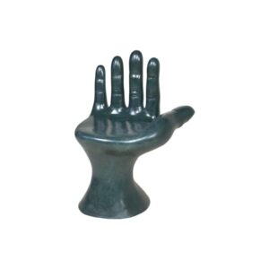 VERSMISSEN Hand Chair in Ocean Blue with unique hand-shaped design