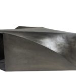 Elysium Gun Metal Coffee Table – Modern Sculptural Steel Design