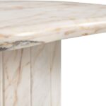 Atol Coffee Table – Golden Calcutta Marble with Satin Polish Finish